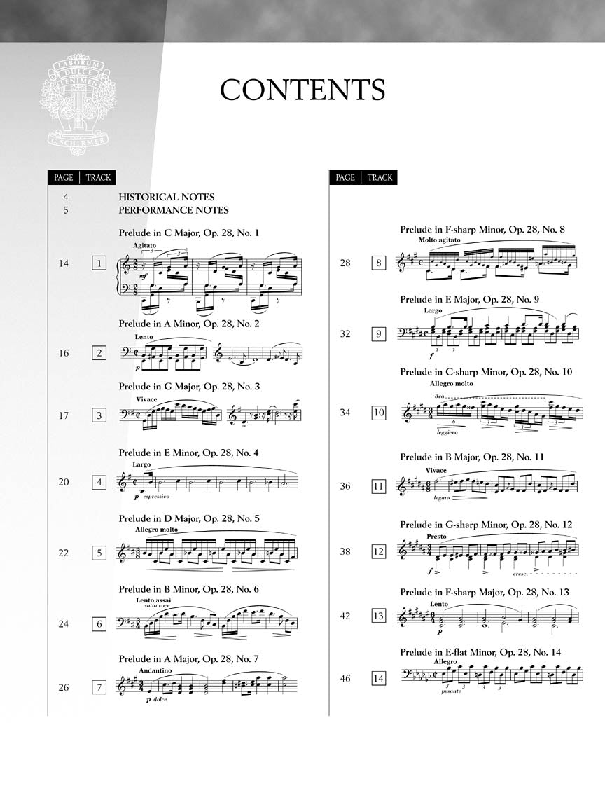 ALBUM Chopin – Preludios