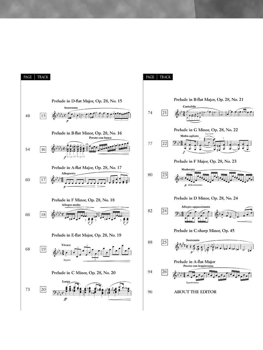 ALBUM Chopin – Preludios