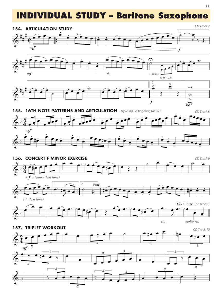 METODO ESSENTIAL TECHNIQUE Eb BARITONE SAXOPHONE. HAL-LEONARD