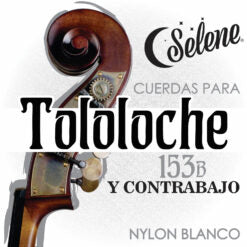 ENCORDADURA SELENE CONTRABAJO. MOD:153 NYLON SOBRE SEDA
