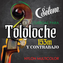 ENCORDADURA SELENE CONTRABAJO. MOD:153 NYLON SOBRE SEDA