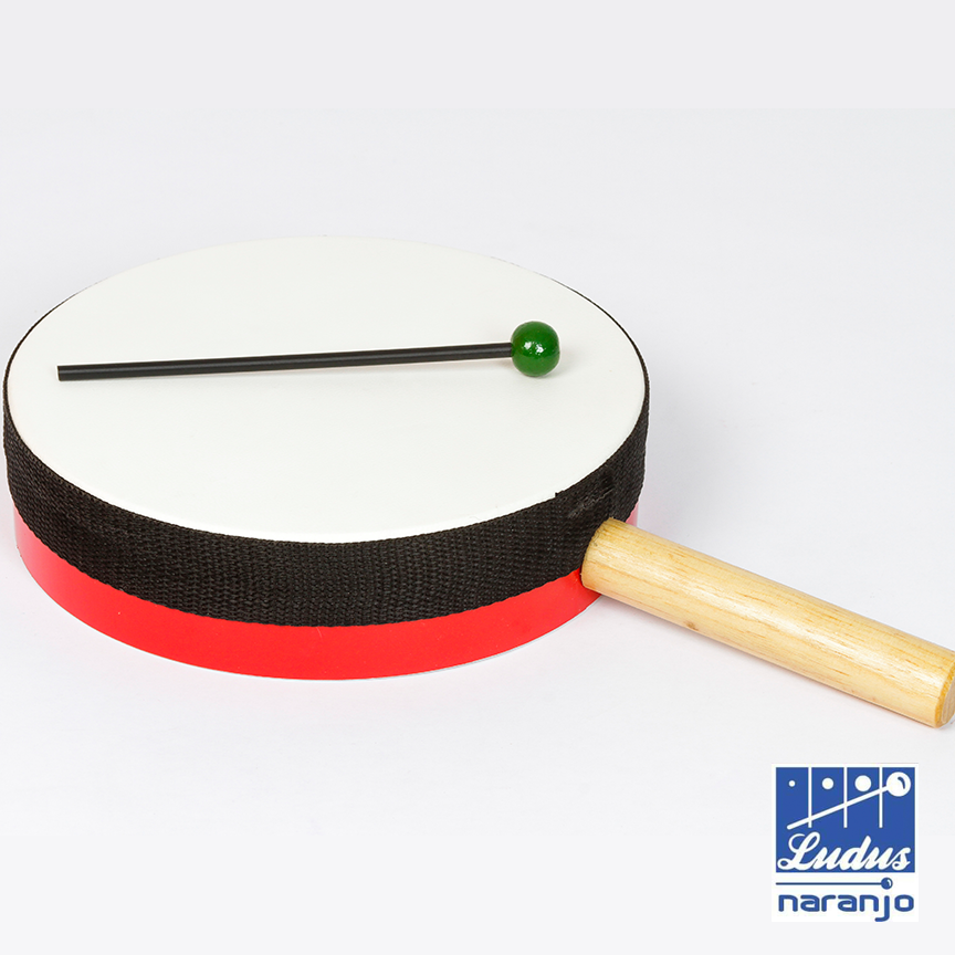 TAMBORIN (MARCA PASOS) LUDUS 6" CON MACILLOS