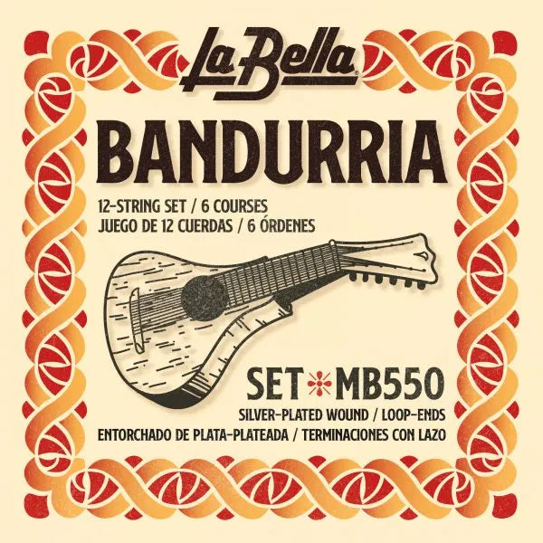 ENCORDADURA LA BELLA PARA BANDURRIA. MOD:MB550