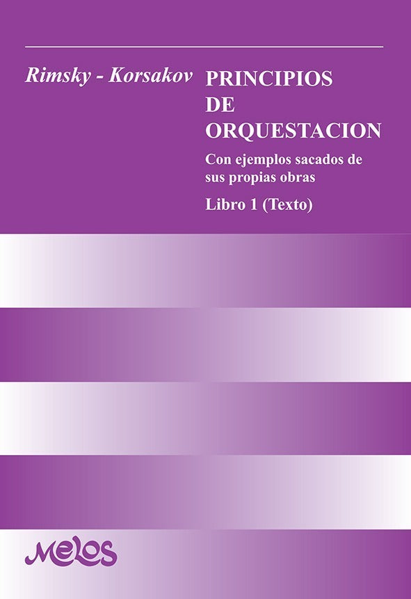 METODO MELOS PRINCIPIOS DE ORQUESTACION LIBRO 1 RIMSKY-KORSAKOV