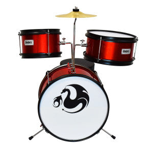 BATERIA INFANTIL KINDER 3 PZ CON BANCO Y PLATILLO