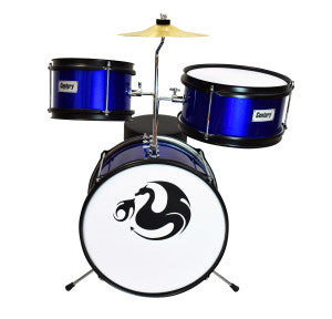 BATERIA INFANTIL KINDER 3 PZ CON BANCO Y PLATILLO