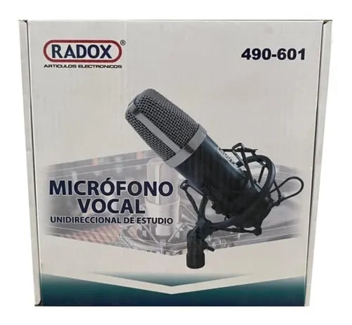 MICROFONO DE STUDIO VOCAL RADOX 490-601