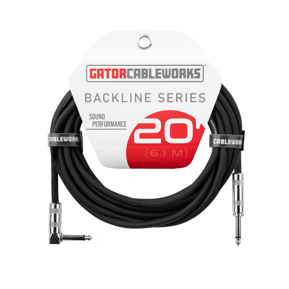 CABLE GATOR CABLEWORKS BLACKLINE SERIES INSTRUMENTO 20", 6.1M. RA