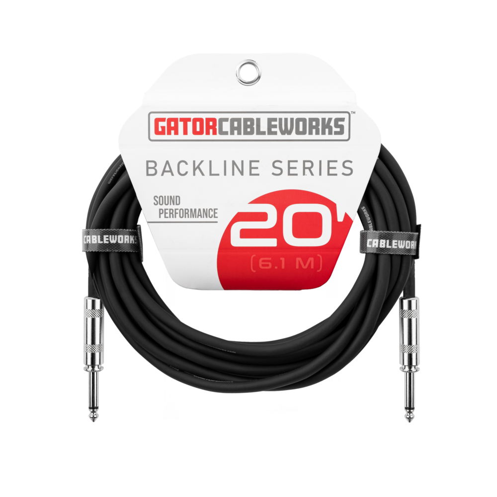 CABLE GATOR CABLEWORKS BLACKLINE SERIES INSTRUMENTO 20", 6.1M.