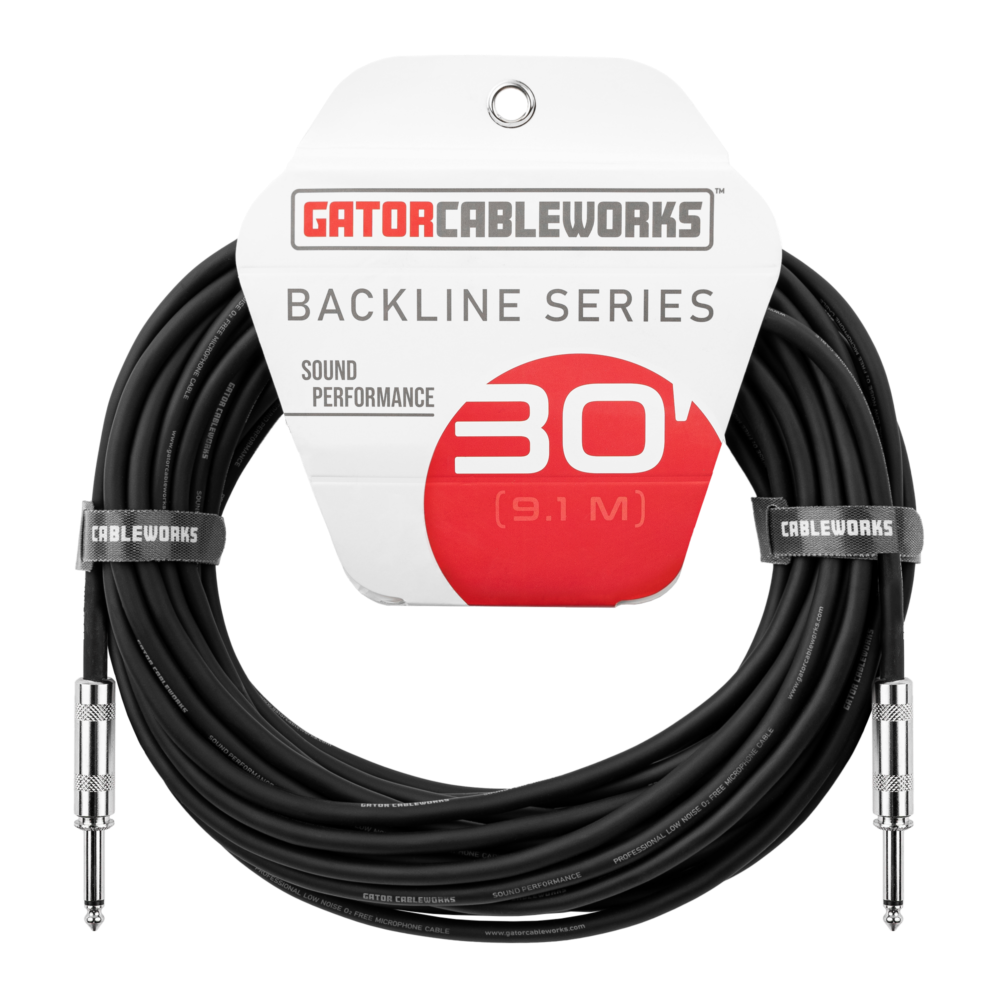 CABLE GATOR CABLEWORKS BLACKLINE SERIES INSTRUMENTO 30", 9M.