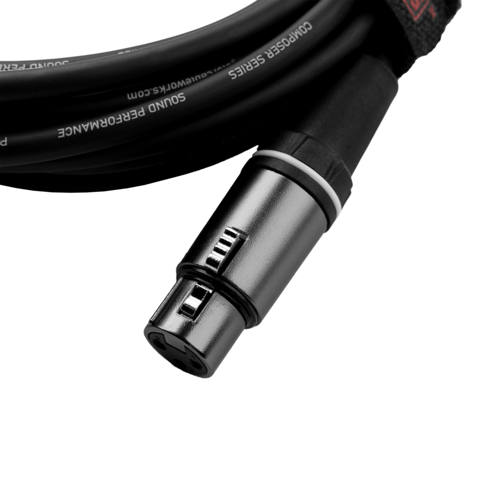 CABLE GATOR CABLEWORKS COMPOCER SERIES DE MICROFONO XLR-XLR 20", 6M