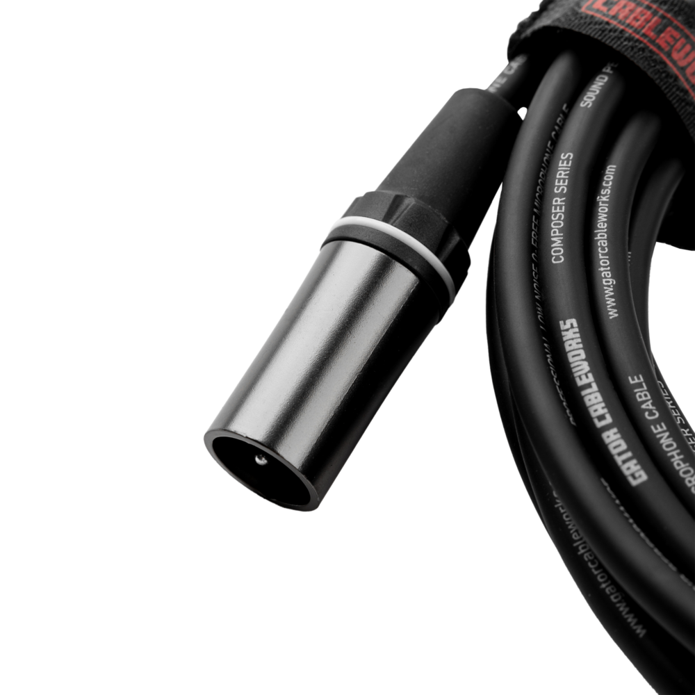 CABLE GATOR CABLEWORKS COMPOCER SERIES DE MICROFONO XLR-XLR 20", 6M