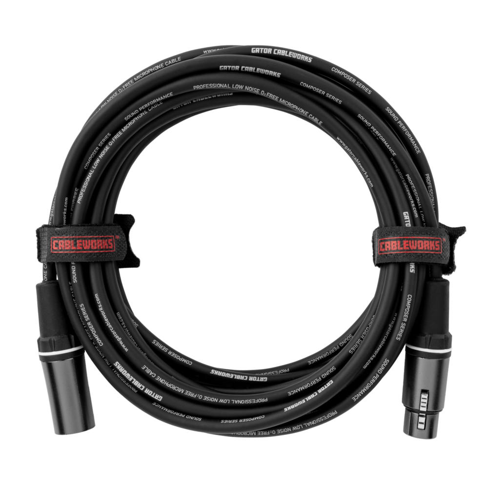 CABLE GATOR CABLEWORKS COMPOCER SERIES DE MICROFONO XLR-XLR 30", 9M