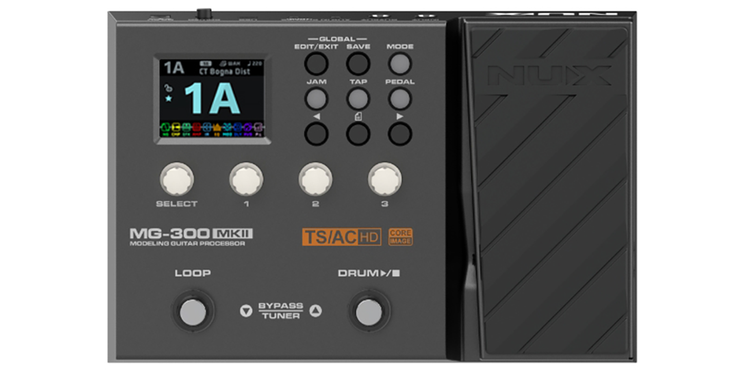 PROCESADOR EFECTOS NUX P/GUITARRA MOD. MG-300 MKII