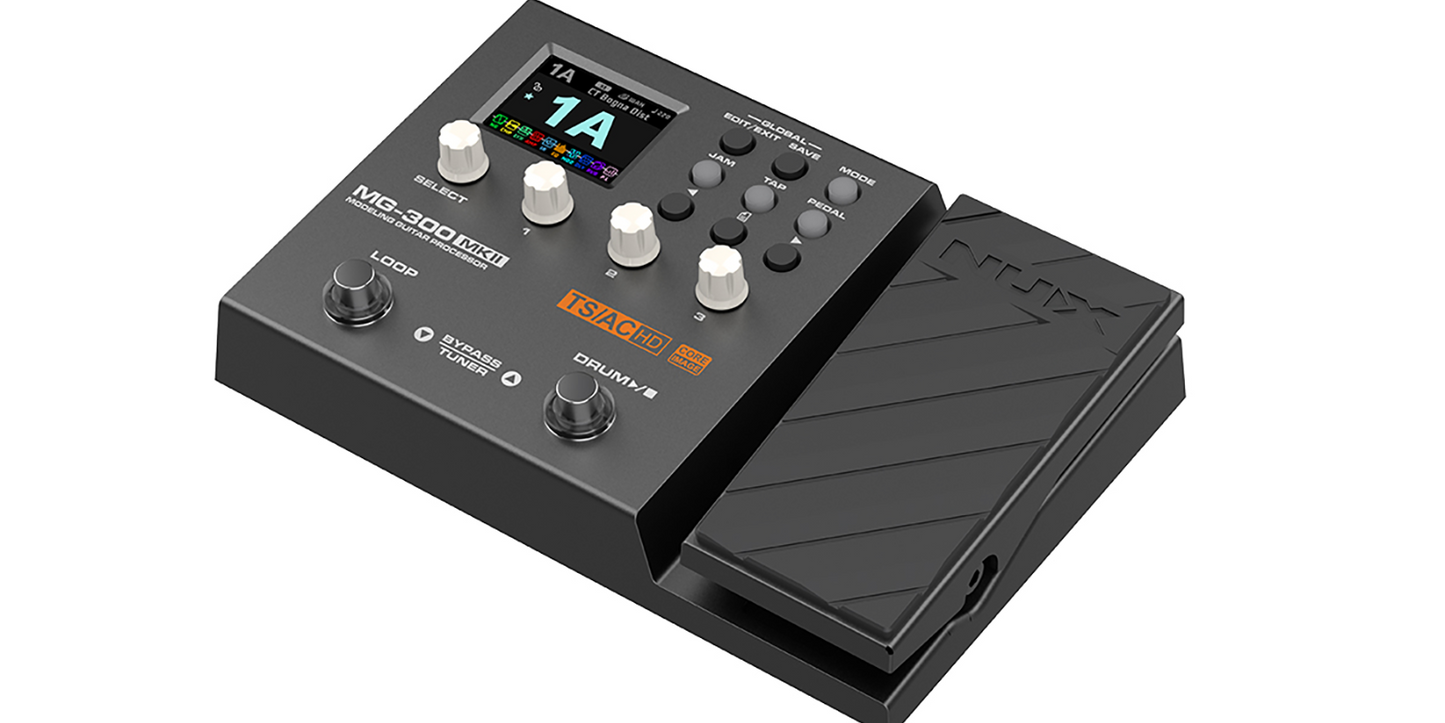 PROCESADOR EFECTOS NUX P/GUITARRA MOD. MG-300 MKII