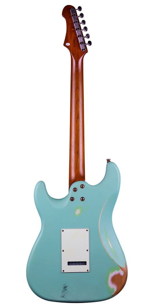 GUITARRA ELECTRICA JET GUITARS STRATOCASTER MOD:JS400 RELIC VERDE