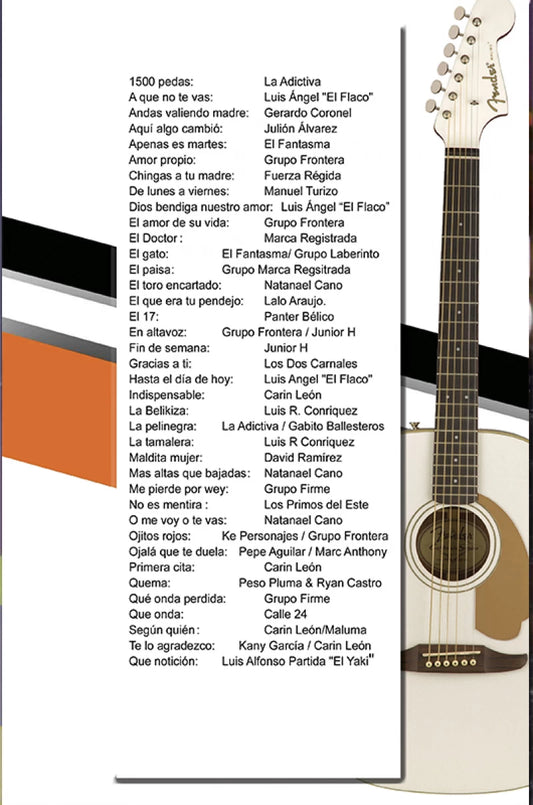 REVISTA GUITARRA FACIL #514 SOLO EXITOS REGIONAL MEXICANO
