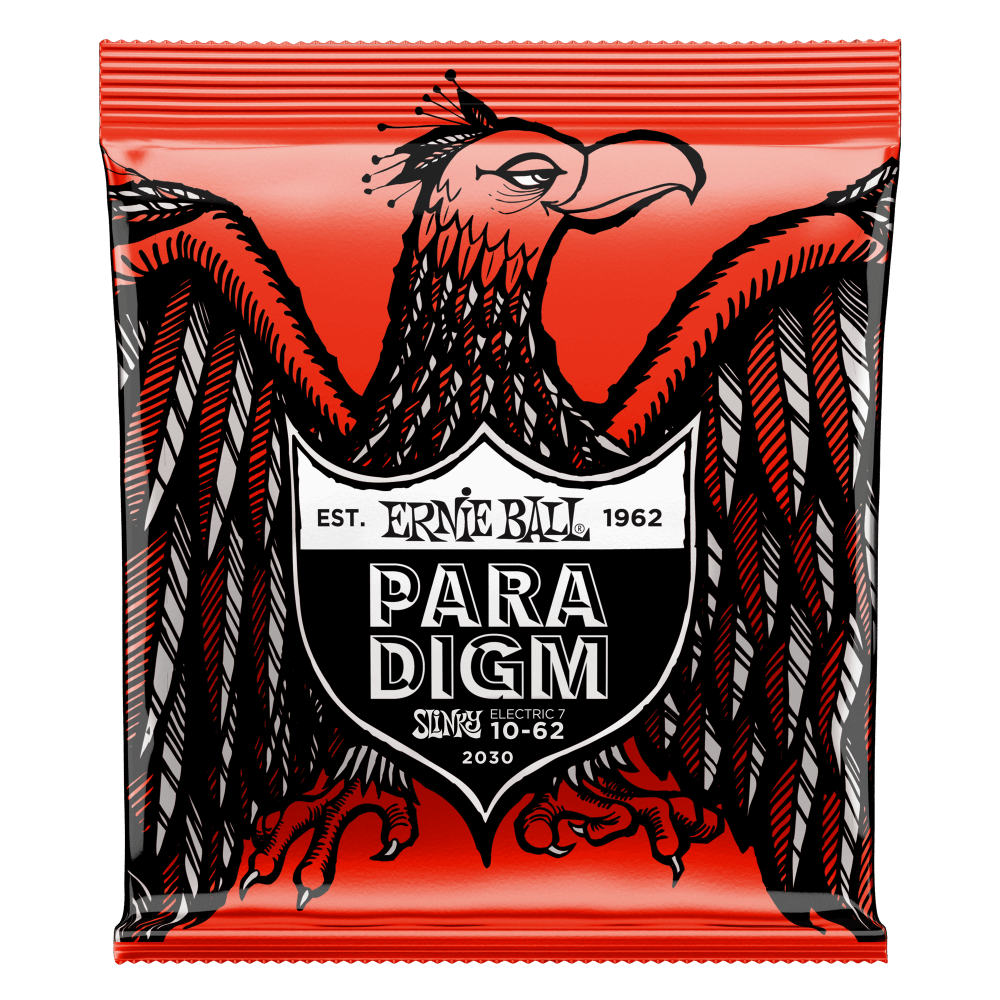 ENCORDADURA ERNIE-BALL Slinky Paradigm 7 Cuerdas Guitarra Eléctrica 0.010-0.62 2030