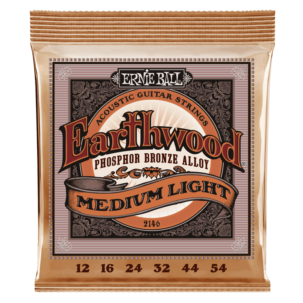 ENCORDADURA ERNIE-BALL EARTHWOOD PHOSPHOR BRONZE ALLOT Guitarra ACUSTICA 0.012-0.54. 2146
