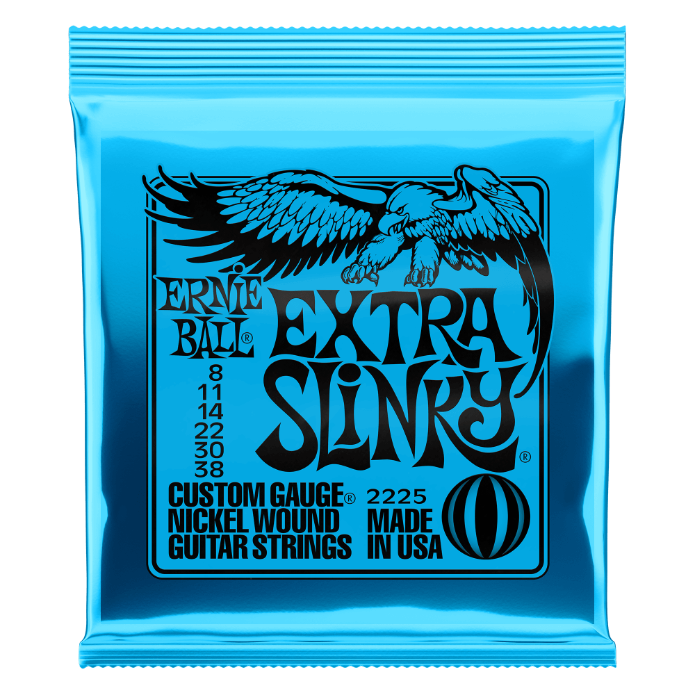 ENCORDADURA ERNIE-BALL GUITARRA ELECTRICA NICKEL WOUND 0.08-0.38 2225