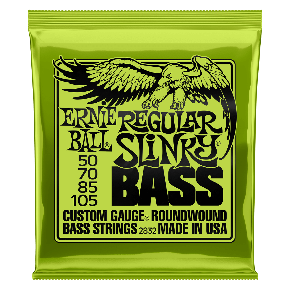 ENCORDADURA ERNIE-BALL bajo eléctrico 4cds Slinky Nickel Regular 45-105 2832