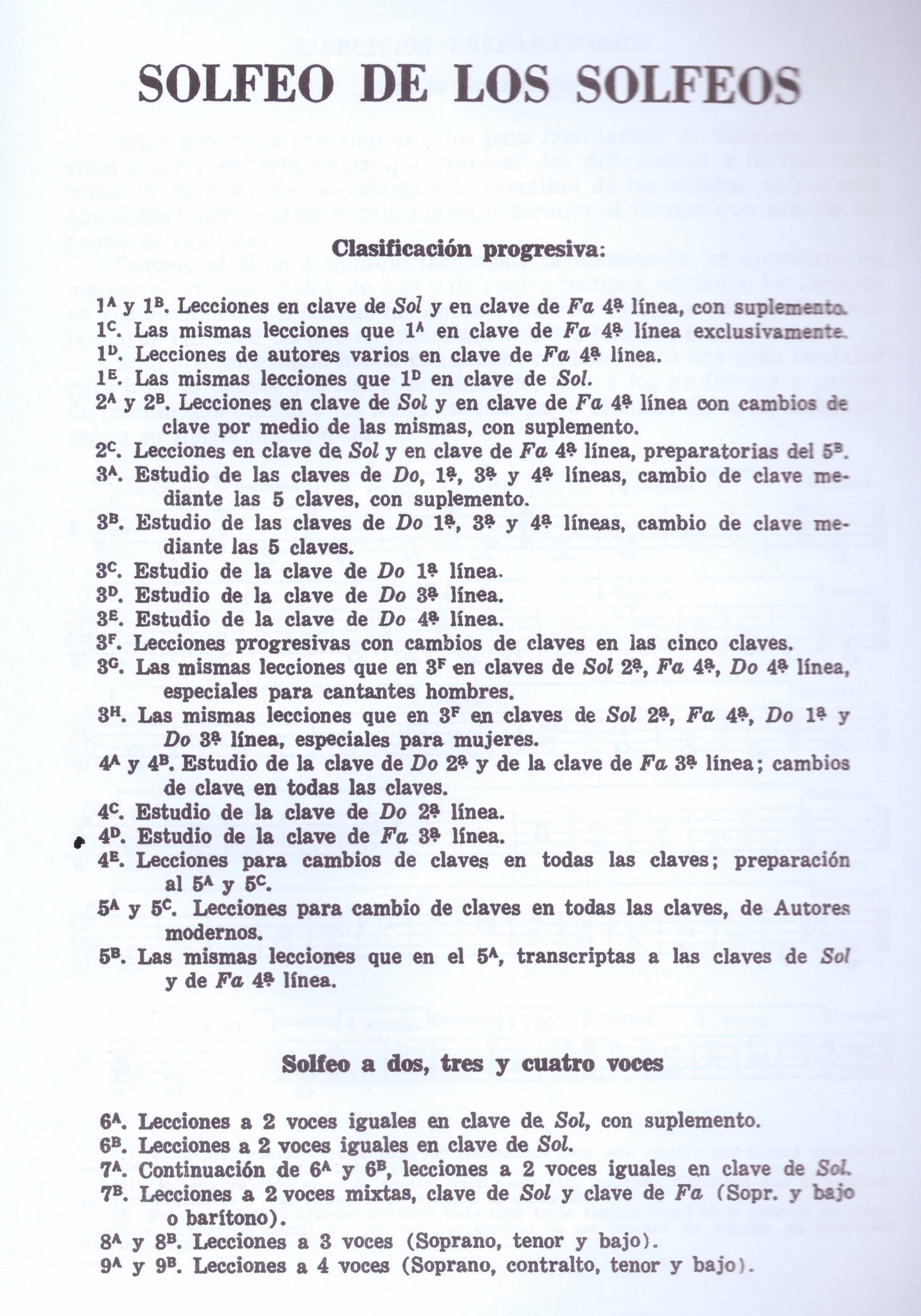 METODO SOLFEO DE LOS SOLFEOS, LEMOINE Y CARULLI. VOL.1A EDITAPSOL