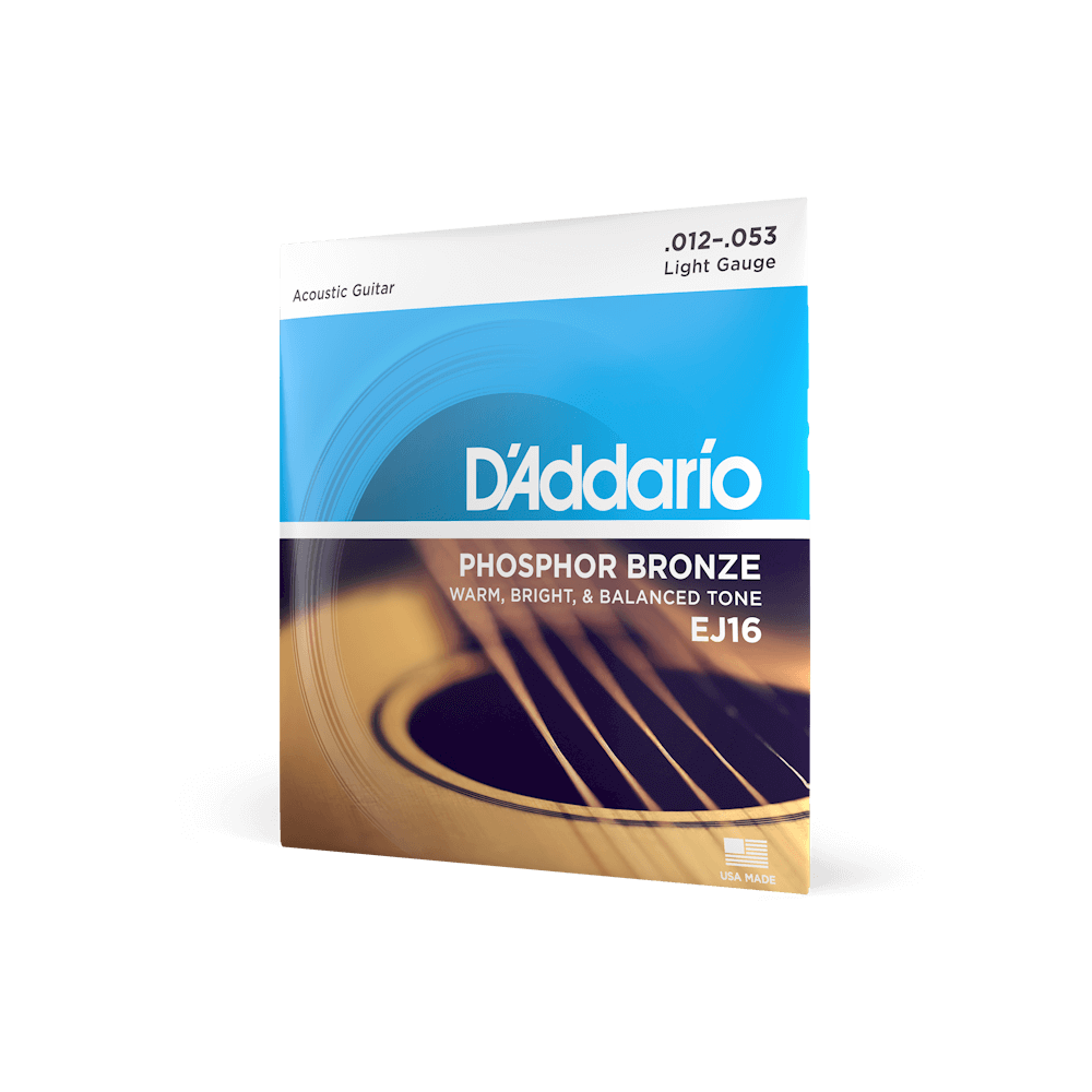 ENCORDADURA D´ADARIO PHOSPHOR BRONZE .012-.053. EJ16