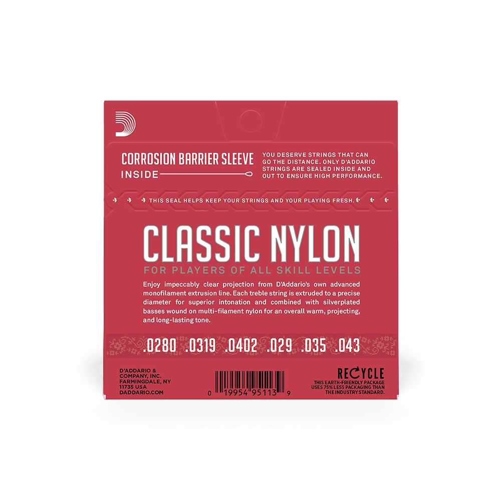 ENCORDADURA D´ADARIO CLASSIC NYLON EJ27N
