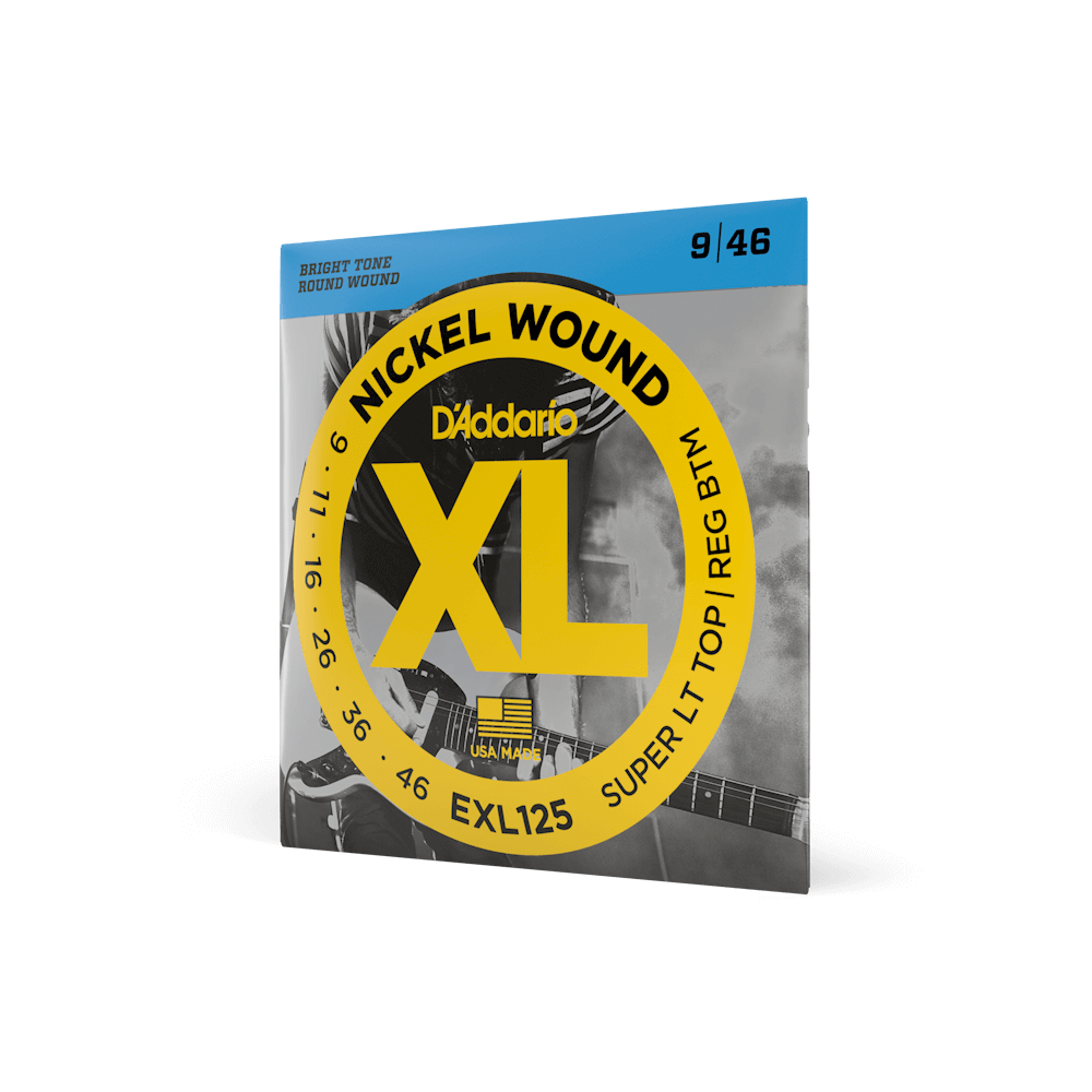 ENCORDADURA D´ADARIO GUITARRA ELECTRICA NICKEL WOUND 0.09-0.46 EXL125