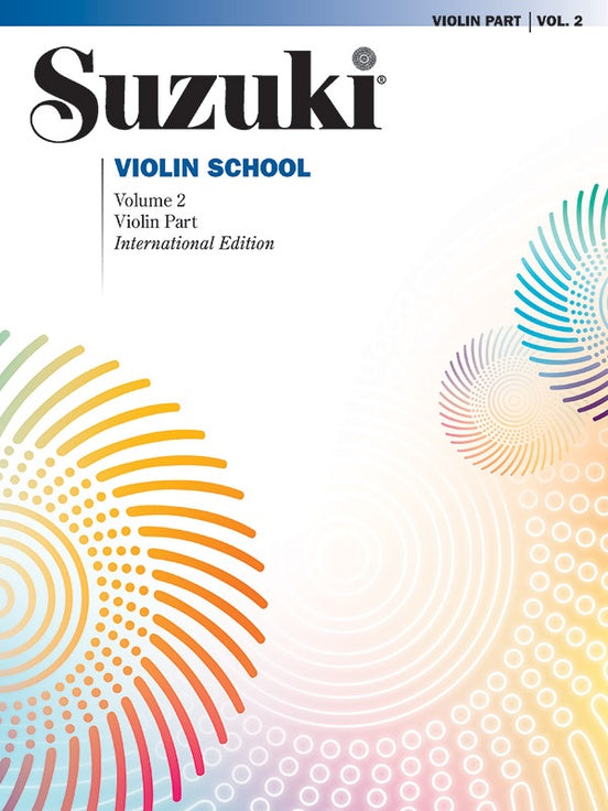 METODO SUZUKI VIOLIN SCHOOL, VIOLIN PART VOL.2 INTERNACIONAL EDITION