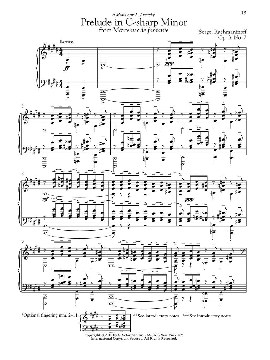 ALBUM Serge Rachmaninoff – Preludios, Opus 3 y Opus 23 Piano