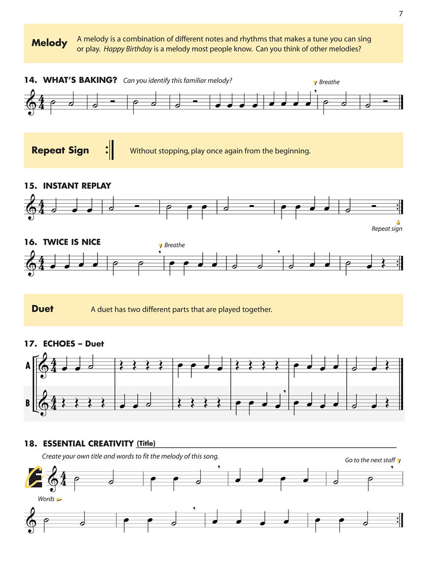 METODO ESSENTIAL ELEMENTS RECORDER STUDENT BOOK. HAL-LEONARD