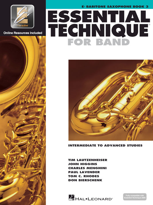 METODO ESSENTIAL TECHNIQUE Eb BARITONE SAXOPHONE. HAL-LEONARD