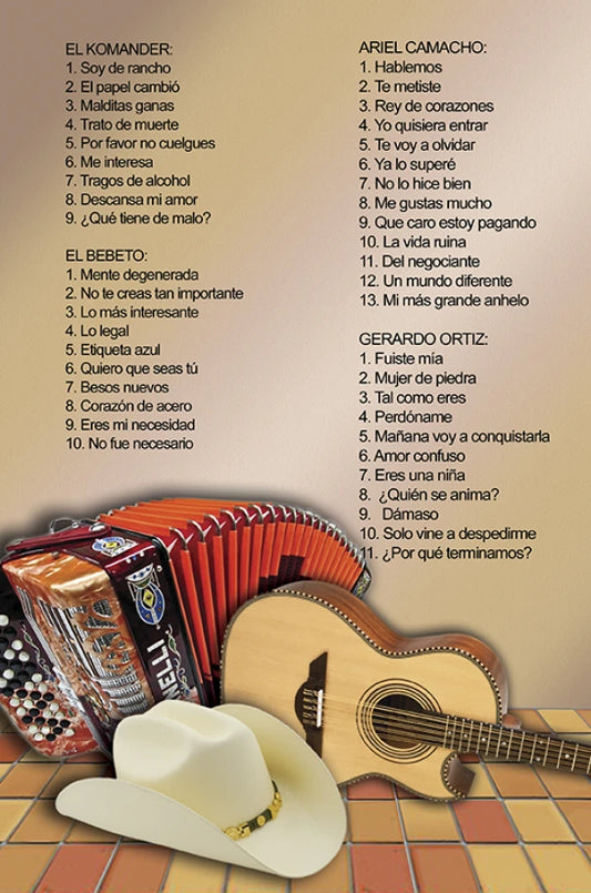 REVISTA GUITARRA FACIL #451 4 GRANDES DE LA CANCION NORTEÑA