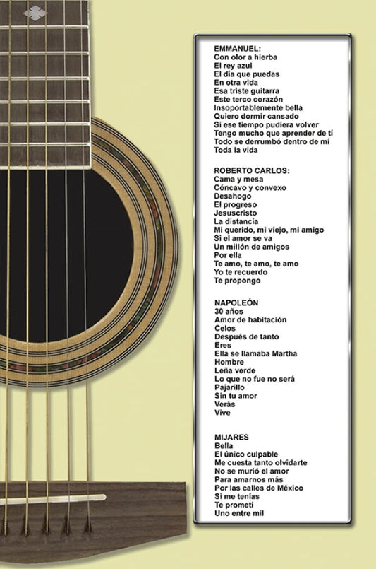 REVISTA GUITARRA FACIL #456 4 GRANDES DE LA BALADA EN ESPAÑOL