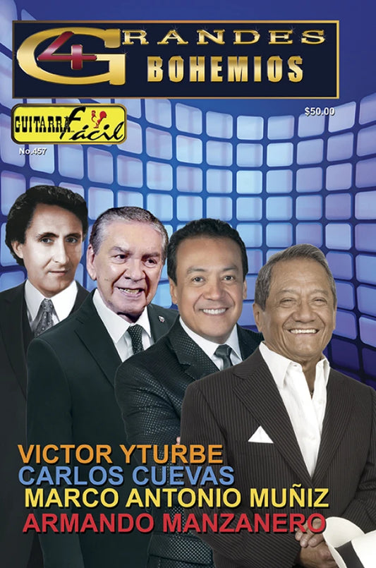 REVISTA GUITARRA FACIL #457 4 GRANDES BOHEMIOS