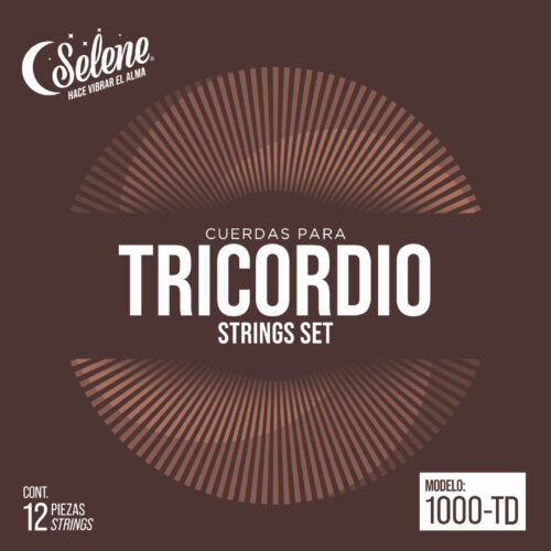 ENCORDADURA SELENE PARA TRICORDIO, 12 CUERDAS ACERO