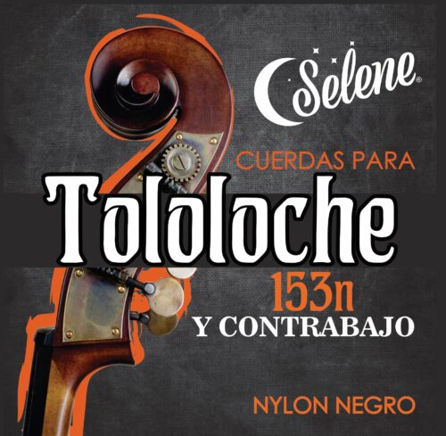 ENCORDADURA SELENE CONTRABAJO. MOD:153 NYLON SOBRE SEDA