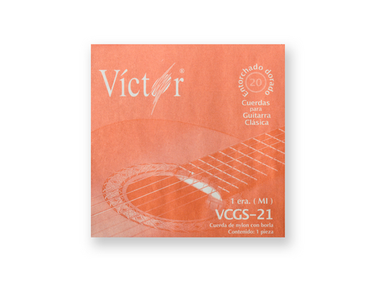 CUERDA VICTOR GUITARRA CLASICA NYLON 1RA. DECENA