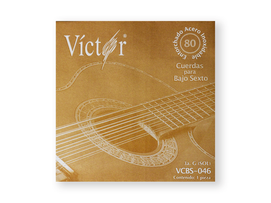 CUERDA VICTOR BAJO QUINTO/SEXTO  3RA. "SOL". (DECENA)