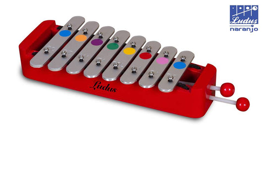 METALOFONO/ GLOCKENSPIEL LUDUS 1 OCTAVA CON MACILLOS