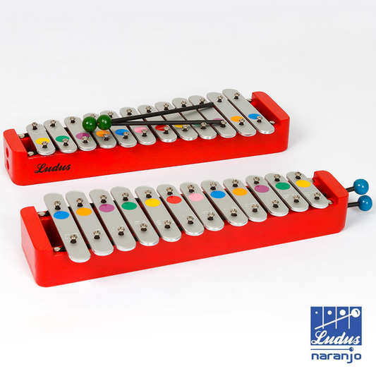 METALOFONO/ GLOCKENSPIEL LUDUS 1 1/2  OCTAVA CON MACILLOS