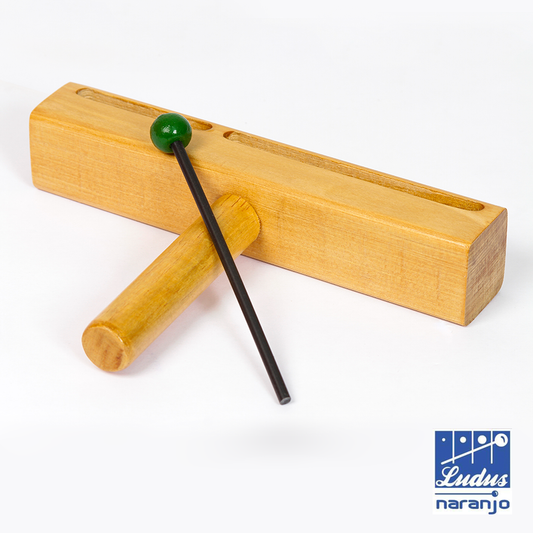 PERCUCION MUSICAL CAJA TIC-TOC LUDUS   CON MAZILLO