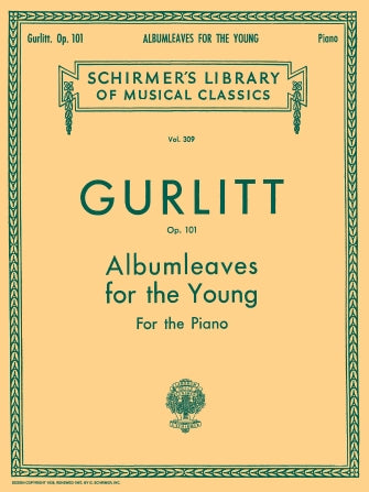 ALBUM CORNELIO GURLITT, Hojas de álbum para los jóvenes, op. 101  Piano Solo