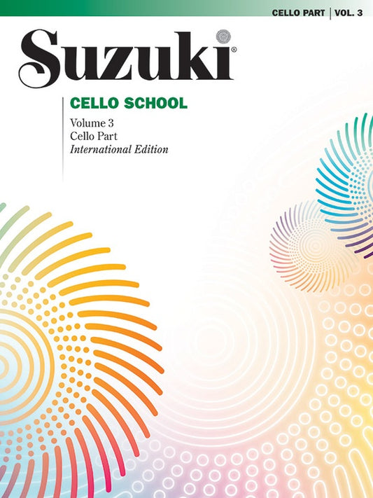 METODO SUZUKI CELLO SCHOOL, CELLO PART VOL.3 INTERNACIONAL EDITION