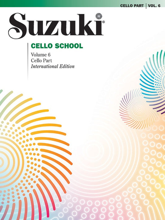 METODO SUZUKI CELLO SCHOOL, CELLO PART VOL.6 INTERNACIONAL EDITION