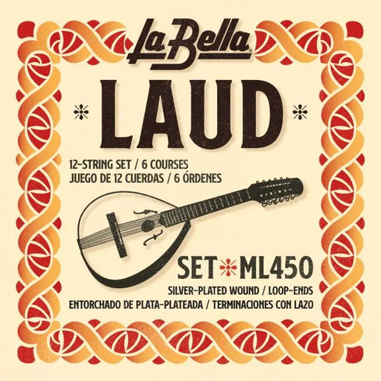 ENCORDADURA LA BELLA PARA LAUD. MOD:ML450
