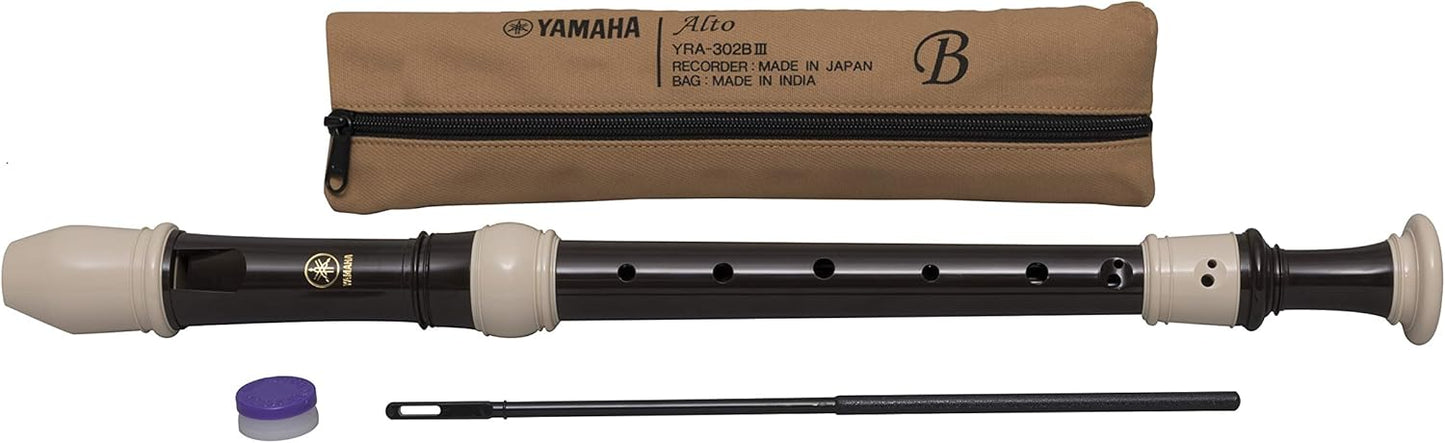 FLAUTA DULCE PROFECIONAL REGISTRO ALTO YAMAHA YRA-302BIII