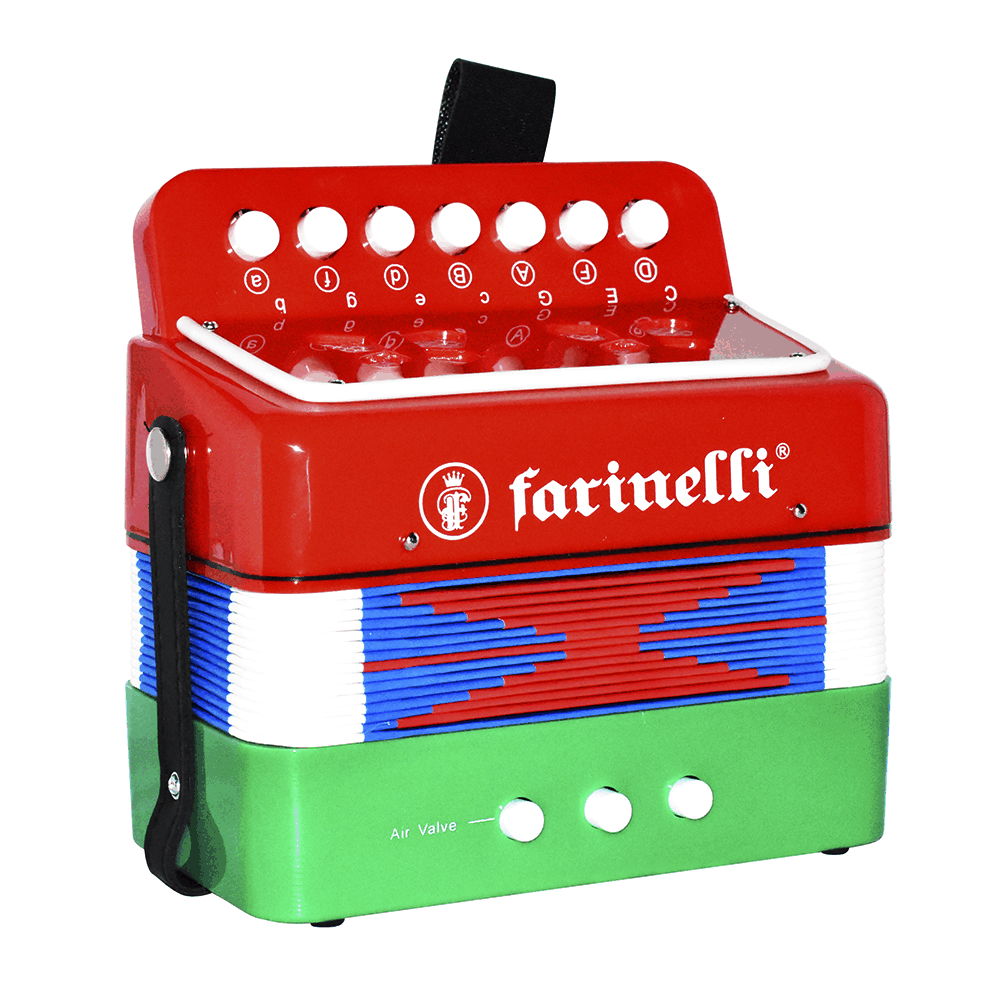 ACORDEON INFANTIL, 7 BOTONES 2 BAJOS