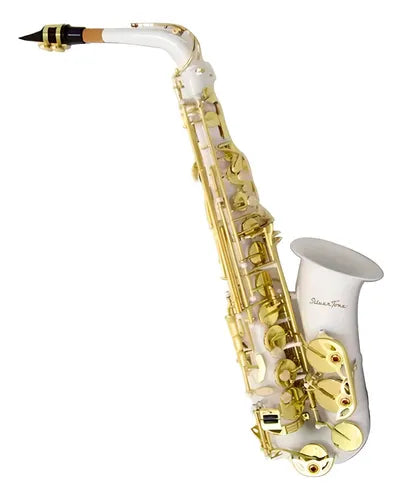 SAXOFON ALTO SILVERTONE, CON ESTUCHE Y ACC